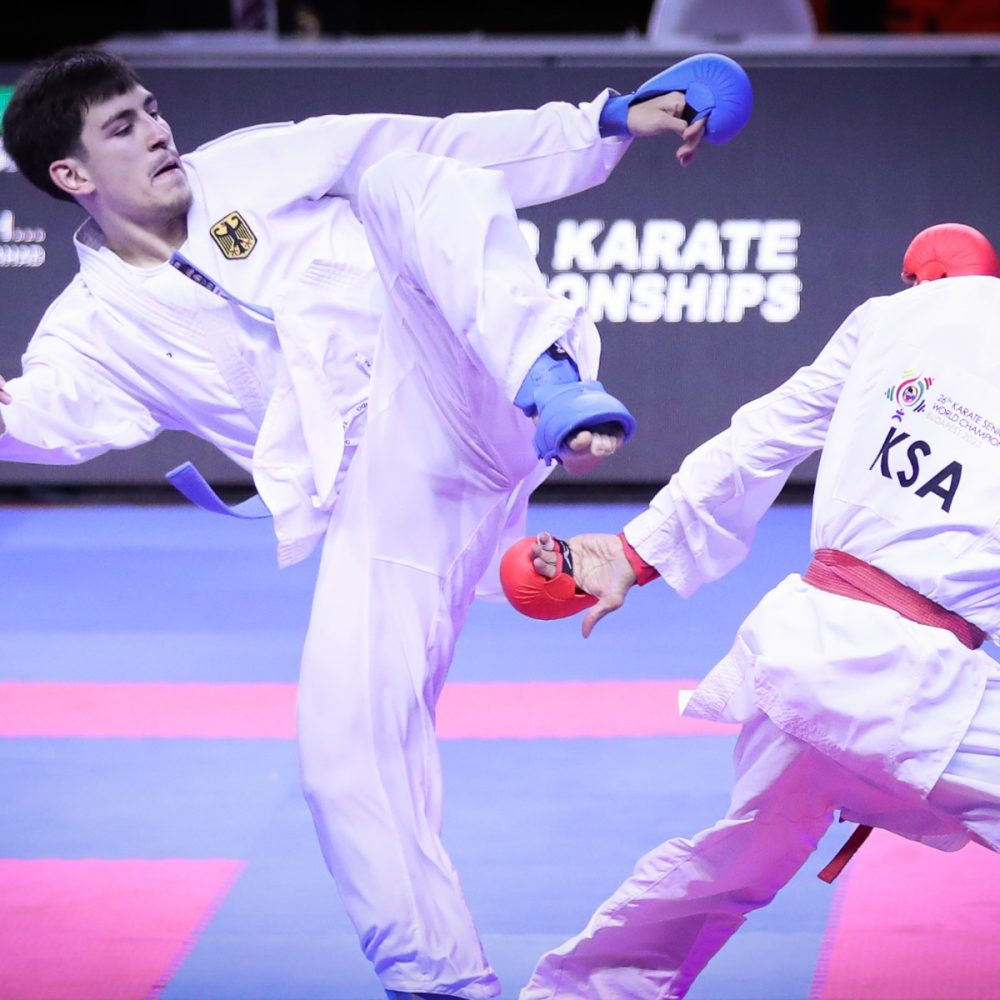 Karate Weltmeisterschaft in Budapest: Muhammed Özdemir begeistert bei seinem Senioren-Debüt