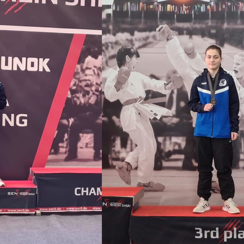 Silber und Bronze bei Rhein Shiai