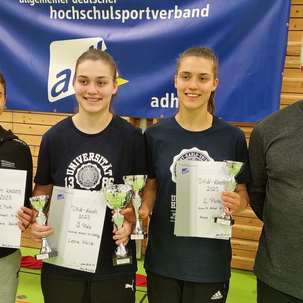 Gold, Silber und Doppelbronze bei Deutscher Hochschulmeisterschaft