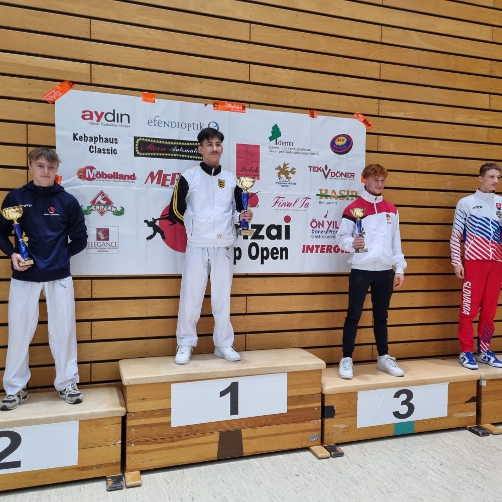 Doppelgold und Bronze bei der International Banzai Cup Open